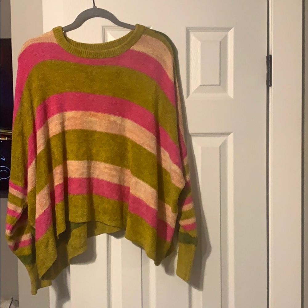 Free people multi colored sweater!